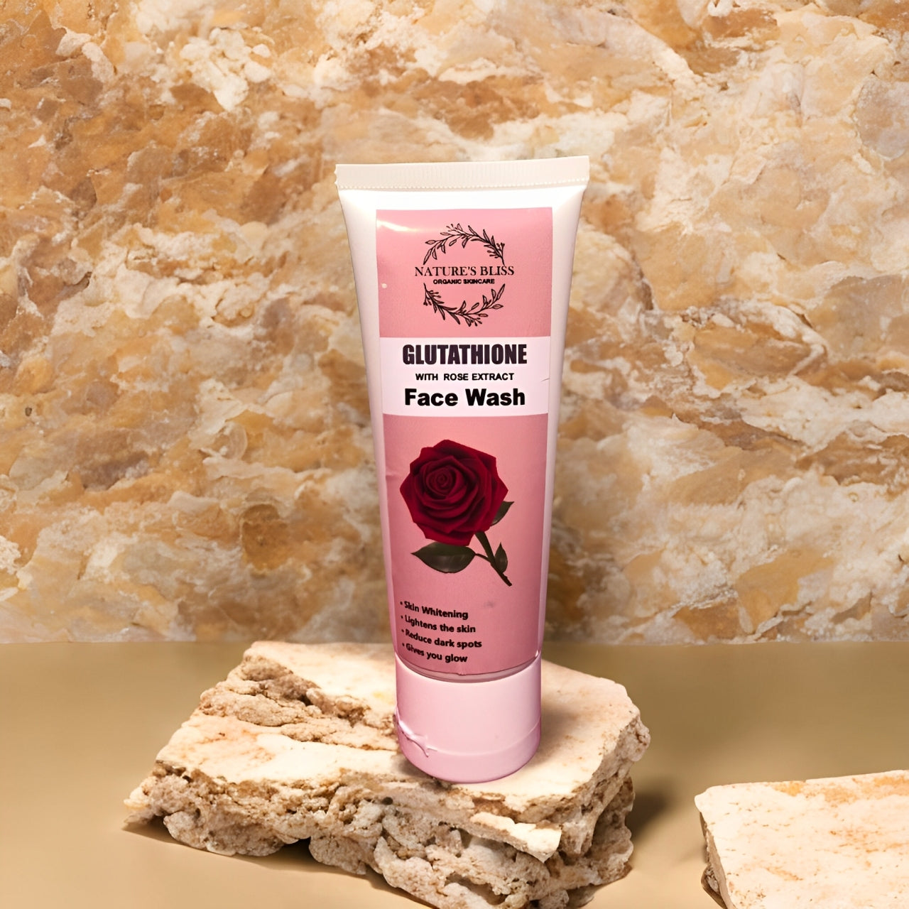 Glutathione Face Wash with Rose Extract